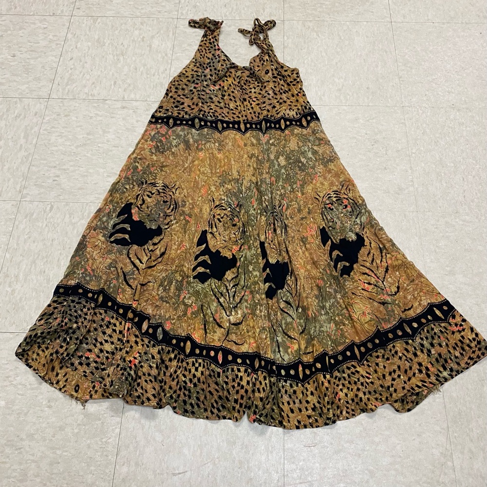 Batik Sari Busana Safari Dress